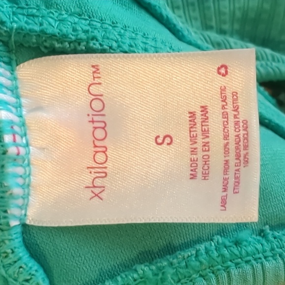 Xhilaration, Green Ribbed Top, Green - Picture 4 of 4